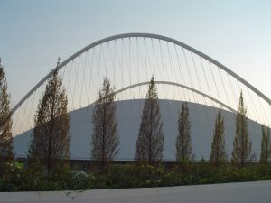 oaka olympic stadium of athens by Calatrava