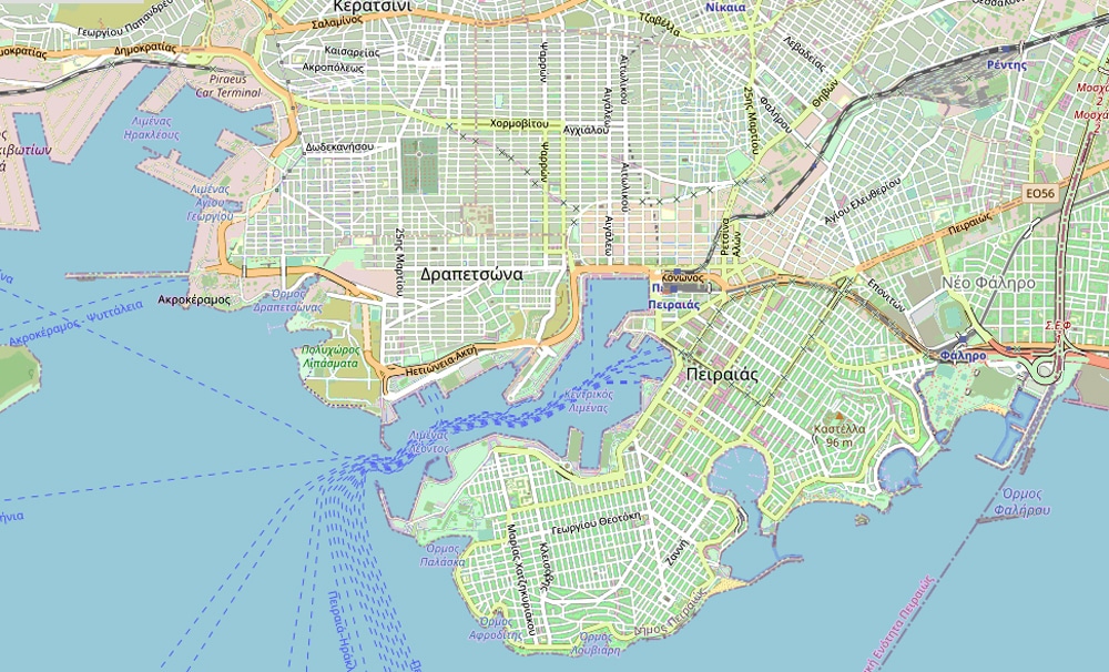 piraeus map